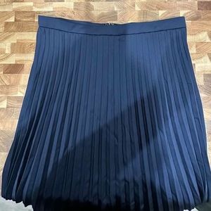 Jcrew Pleated Midi Skirt